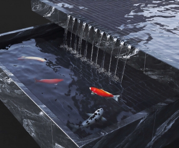 Modern Rockery Waterscape-ID:969309875