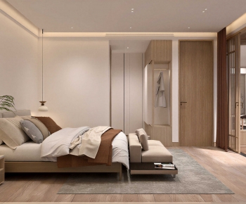 Japanese Style Bedroom-ID:827919012