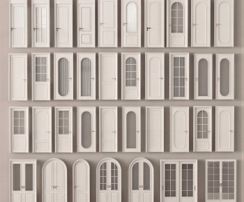 French Style Single Door-ID:183934931