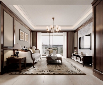 American Style A Living Room-ID:514077907