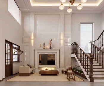 French Style A Living Room-ID:695071947