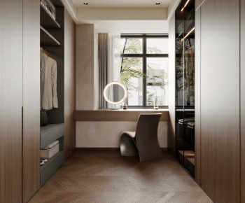 Modern Clothes Storage Area-ID:642177109