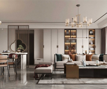 Modern A Living Room-ID:655322078