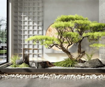 New Chinese Style Plant Landscaping-ID:925723083