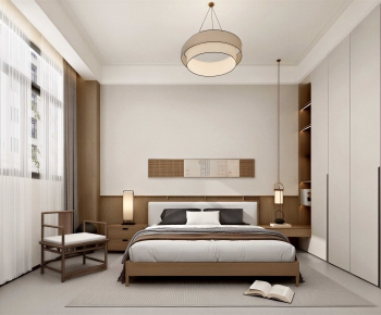 New Chinese Style Bedroom-ID:583314902