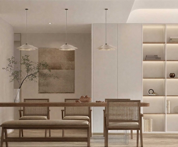 Wabi-sabi Style Dining Room-ID:694209105