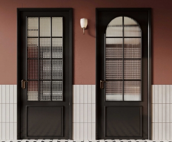 French Style Single Door-ID:505117895