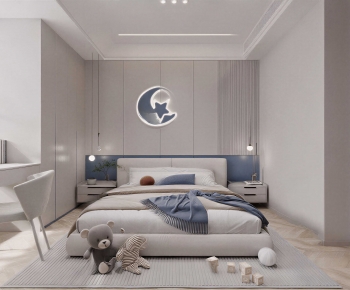 Modern Boy's Room And Son's Room-ID:385513076