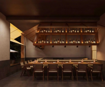 Wabi-sabi Style Japanese And Korean Cuisine-ID:323039058