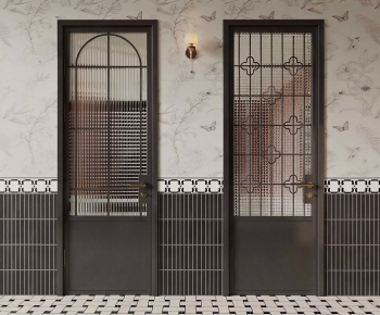 French Style Single Door-ID:563709763