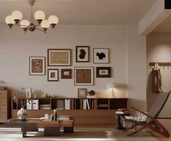 Wabi-sabi Style A Living Room-ID:535001996