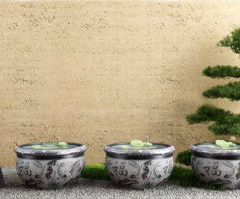 New Chinese Style Rockery Waterscape-ID:371308098