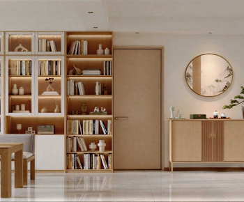 New Chinese Style A Living Room-ID:331358912