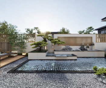 New Chinese Style Courtyard/landscape-ID:773694993