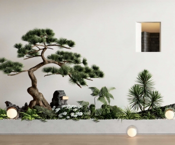 New Chinese Style Plant Landscaping-ID:900789982