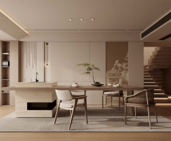 New Chinese Style Dining Room-ID:398669242