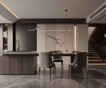 Modern Dining Room-ID:343827018