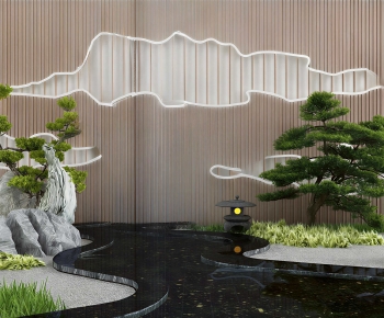 New Chinese Style Courtyard/landscape-ID:973762999