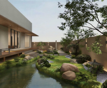 New Chinese Style Courtyard/landscape-ID:794568066