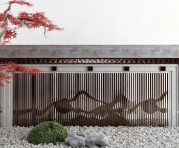 New Chinese Style Landscape Wall-ID:658603919