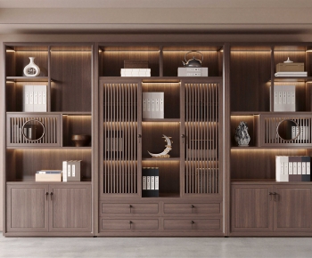 New Chinese Style Bookcase-ID:546165947