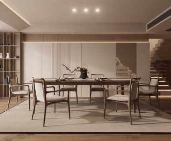 New Chinese Style Dining Room-ID:657123091