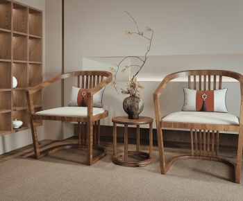 New Chinese Style Lounge Chair-ID:489651925