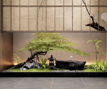 Japanese Style Plant Landscaping-ID:375675921