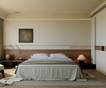 Wabi-sabi Style Bedroom-ID:903496035