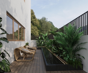 Modern Courtyard/landscape-ID:787571916