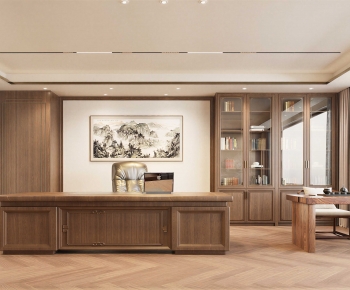 New Chinese Style Manager's Office-ID:167603971