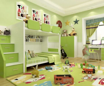 Modern Boy's Room And Son's Room-ID:728122006