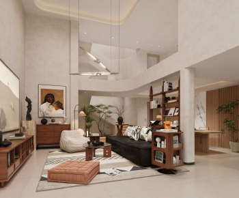 Modern A Living Room-ID:754606962