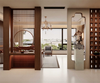 New Chinese Style Hallway-ID:364551076