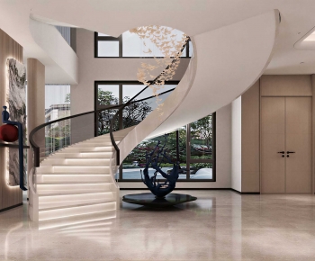 Modern Rotating Staircase-ID:411592019