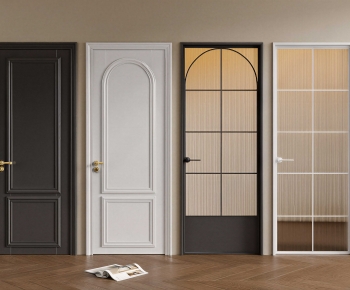 French Style Single Door-ID:917340045