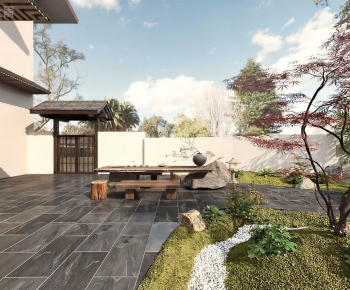 New Chinese Style Courtyard/landscape-ID:628709081