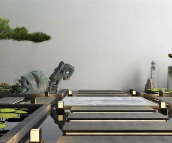 New Chinese Style Courtyard/landscape-ID:867356065