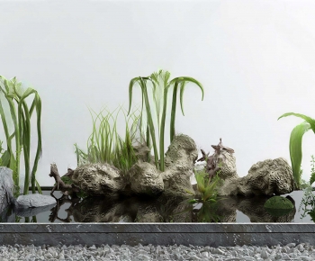 New Chinese Style Plant Landscaping-ID:535998117