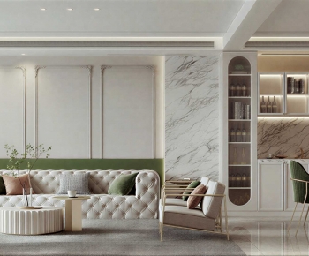 French Style A Living Room-ID:848803041