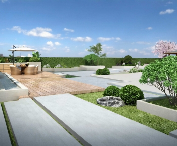 Modern Courtyard/landscape-ID:143618116