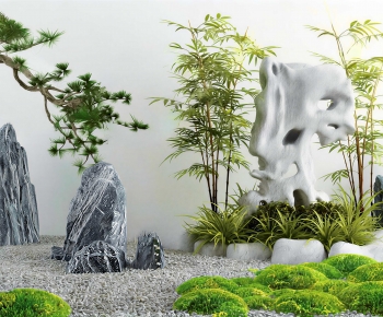New Chinese Style Rockery Waterscape-ID:711081036