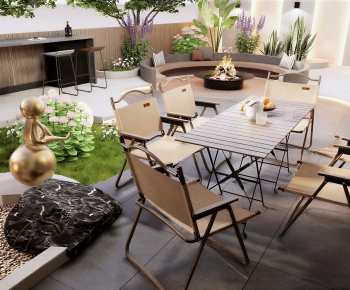 Modern Outdoor Tables And Chairs-ID:465836055