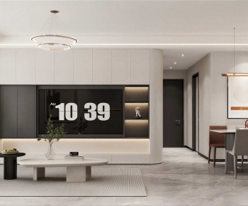 Modern A Living Room-ID:934919121