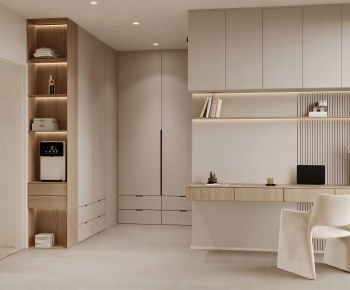 Wabi-sabi Style Study Space-ID:632319937