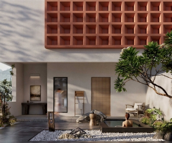 New Chinese Style Courtyard/landscape-ID:215563064