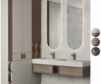 Modern Bathroom Cabinet-ID:116615069