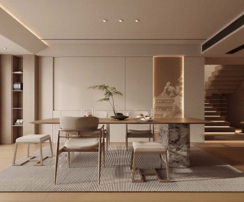 New Chinese Style Dining Room-ID:849558127