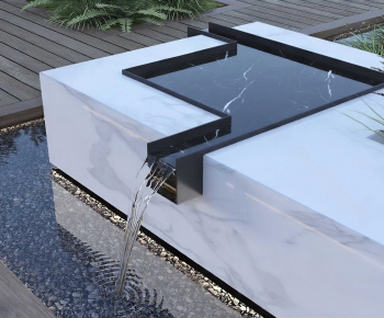 Modern Rockery Waterscape-ID:829641103