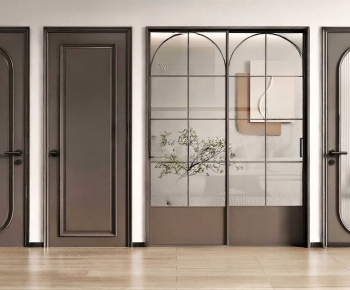 French Style Single Door-ID:438070348